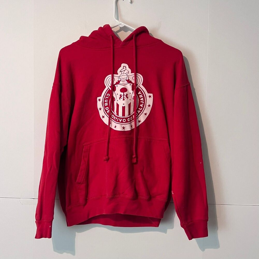 Vintage Gemrock Mens Hoodie Size M Club Deportivo Chivas Guadalajara Soccer